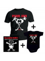Set Rock duo t-shirt pour papa Pearl Jam & Pearl Jam body Bébé & CD