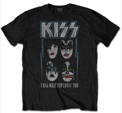 Kiss t-shirt Enfant Made For Loving You