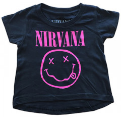 Nirvana T-Shirt Bébé Smiley Pink