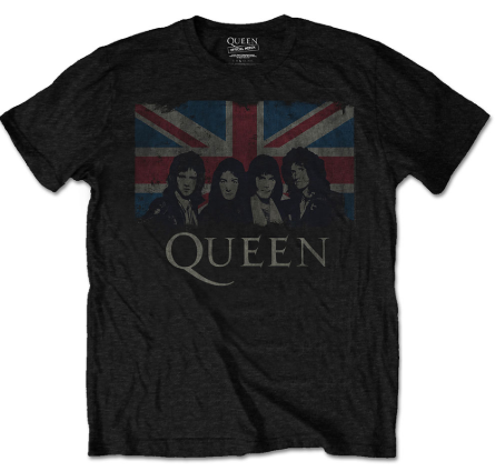 T-shirt Queen Enfant England Flag