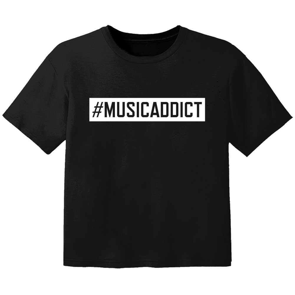 T-shirt Bébé Rock #musicaddict