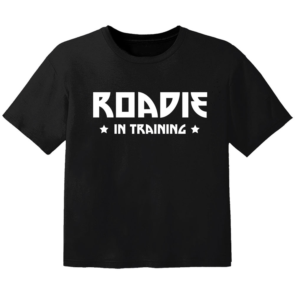 T-shirt Bébé Rock roadie in training