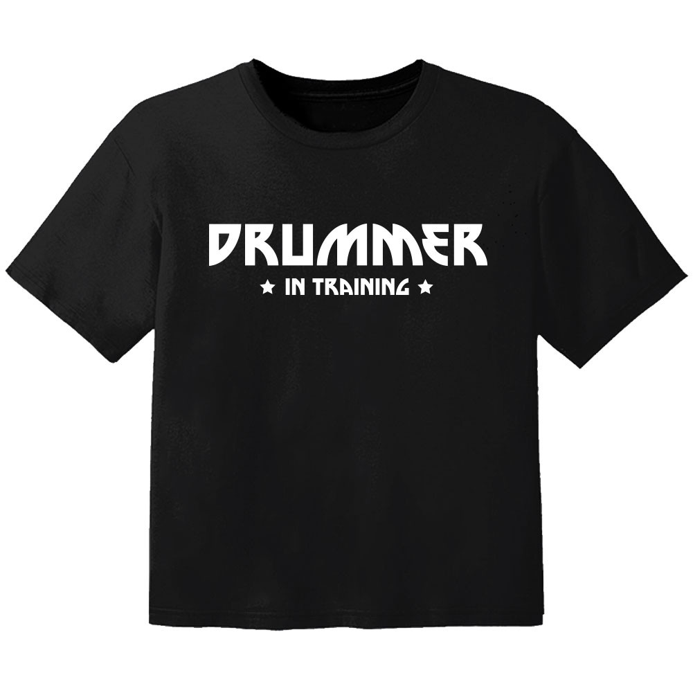 T-shirt Bébé Rock drummer in training