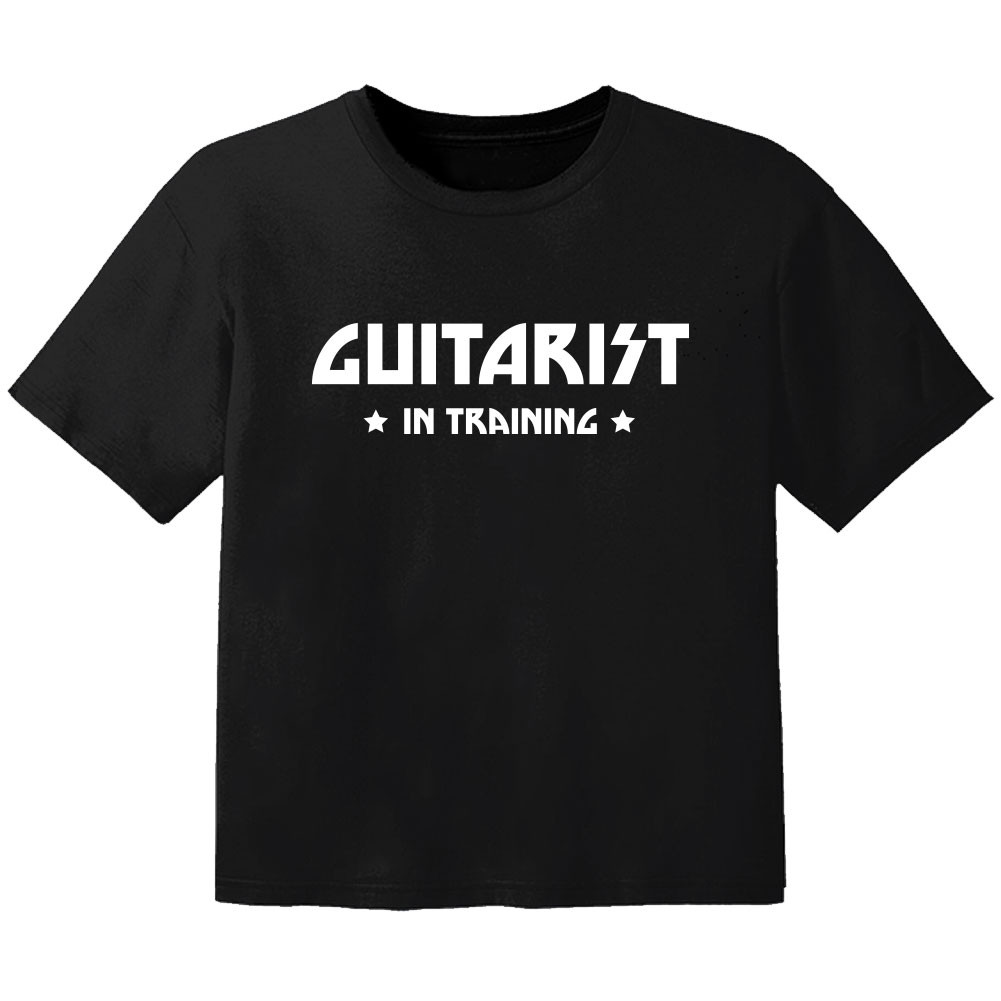 T-shirt Bébé Rock guitarist in training