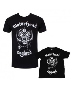 Set Rock duo t-shirt pour papa Motörhead & t-shirt Enfant