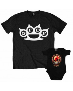 Set Rock duo t-shirt pour papa Five Finger Death Punch & Five Finger Death Punch body Bébé