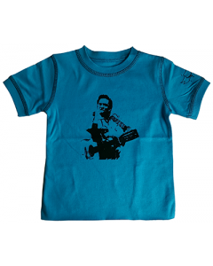Johnny Cash t-shirt Enfant "Blue" é Cotton bio