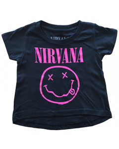 Nirvana T-Shirt Bébé Smiley Pink