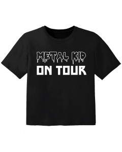 T-shirt Bébé Metal metal kid on tour