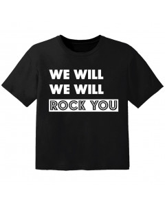 T-shirt Rock Enfant we will we will rock you