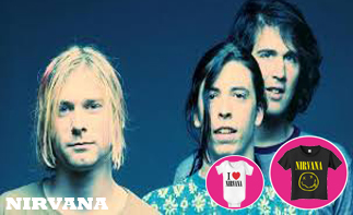 Nirvana vêtement bébé rock
